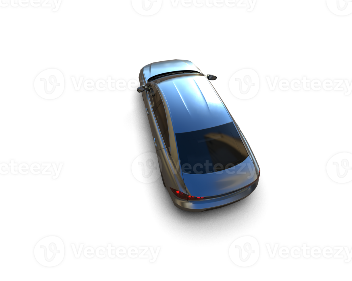 Modern car isolated on background. 3d rendering - illustration png