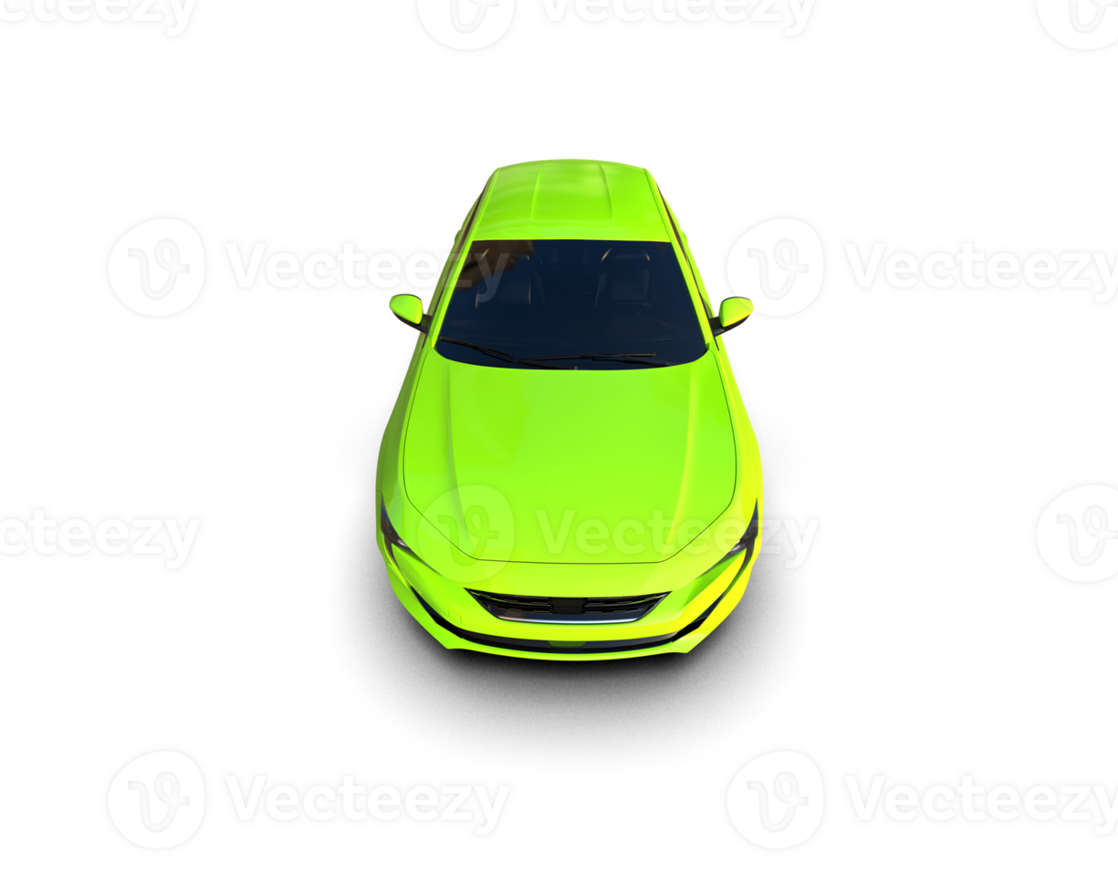 Modern car isolated on background. 3d rendering - illustration png