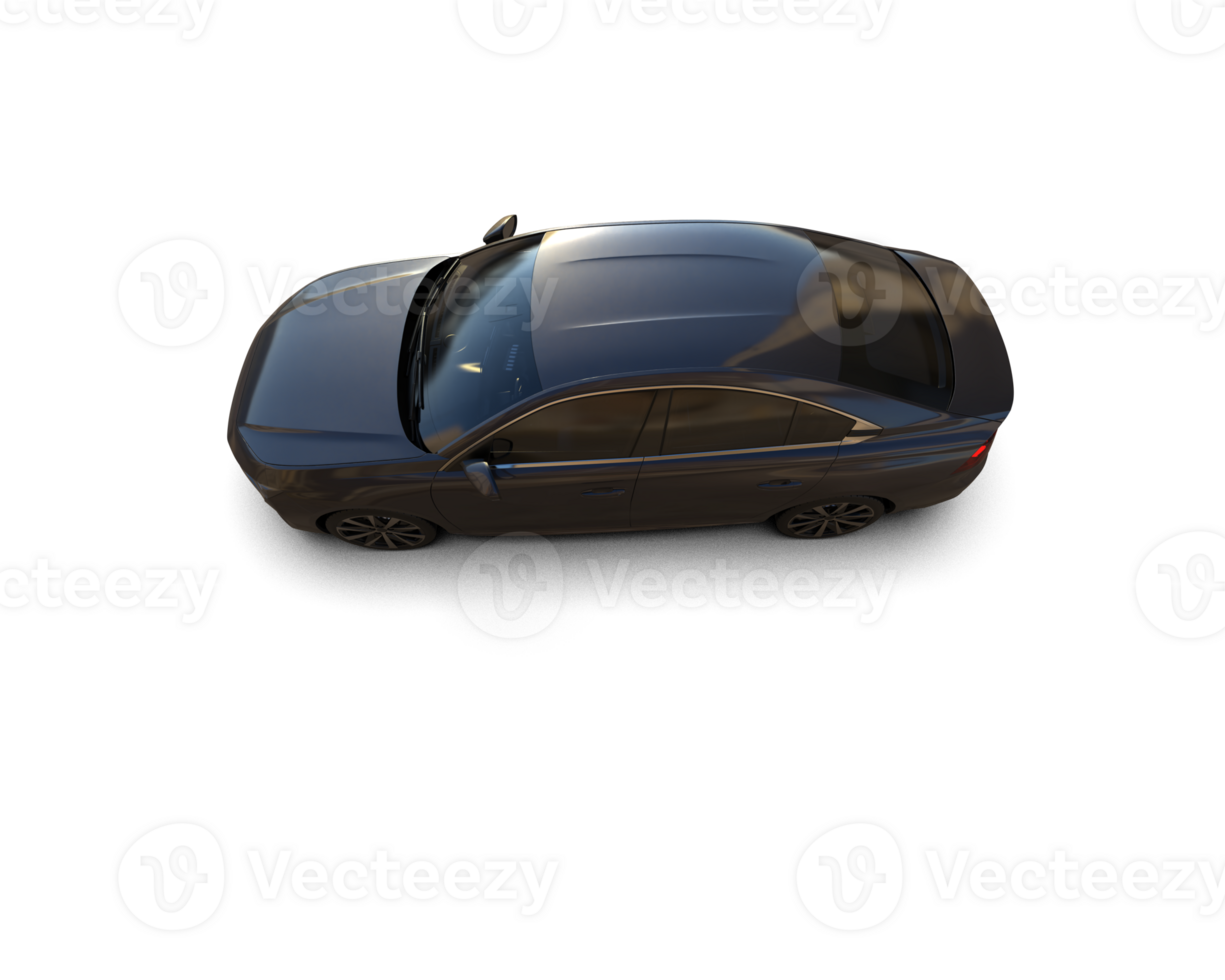 Modern car isolated on background. 3d rendering - illustration png