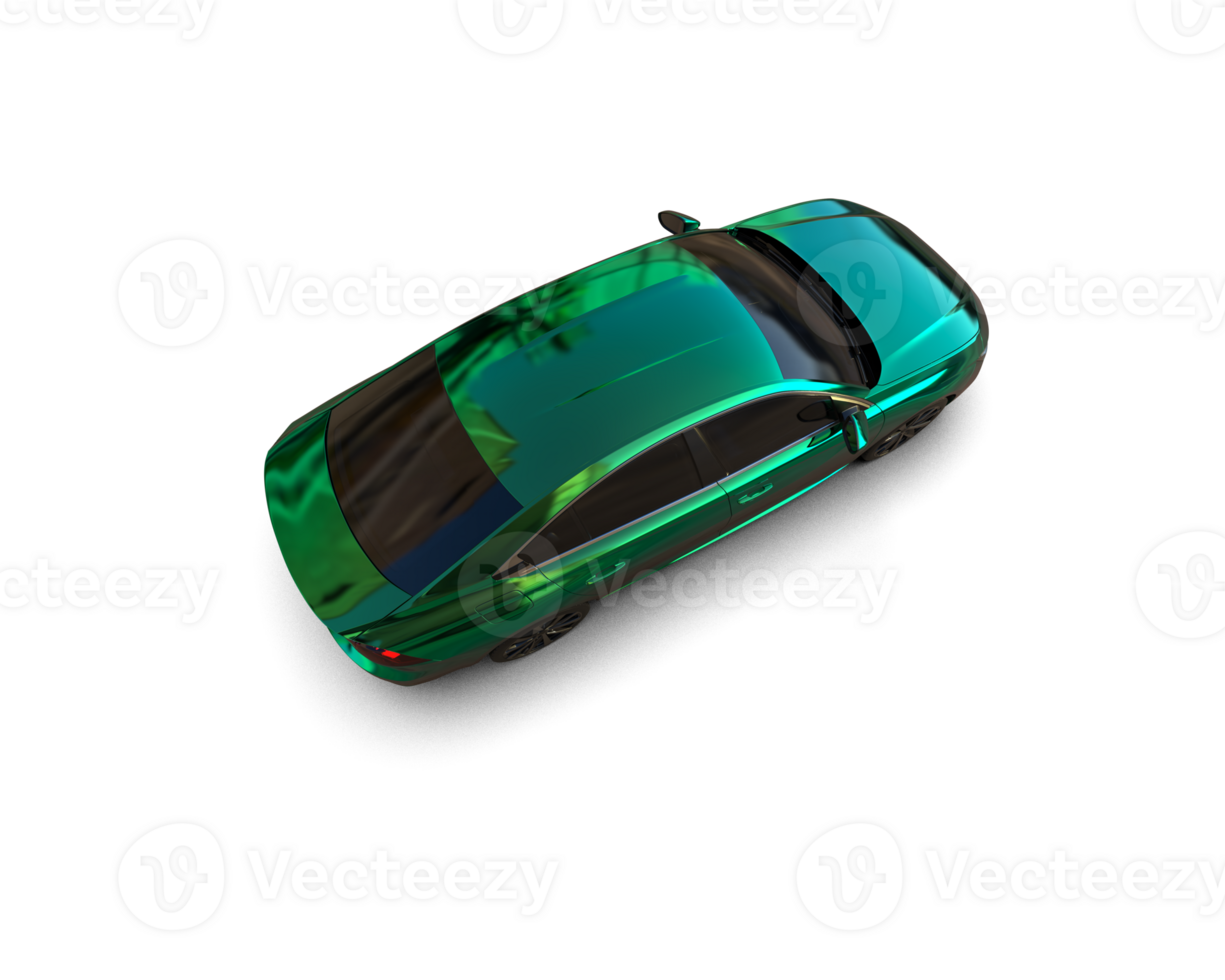Modern car isolated on background. 3d rendering - illustration png