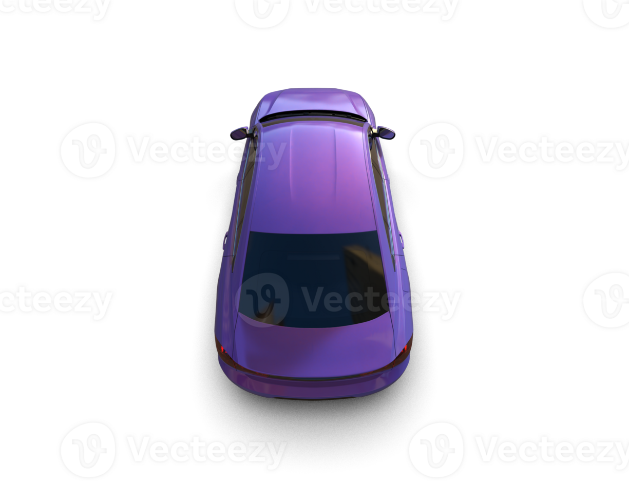 Modern car isolated on background. 3d rendering - illustration png