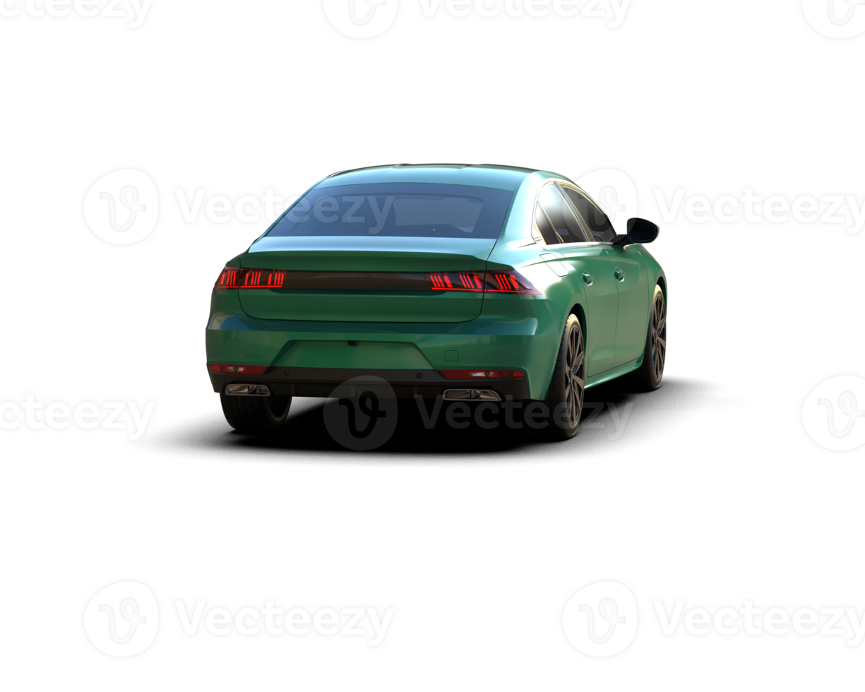 Modern car isolated on background. 3d rendering - illustration png