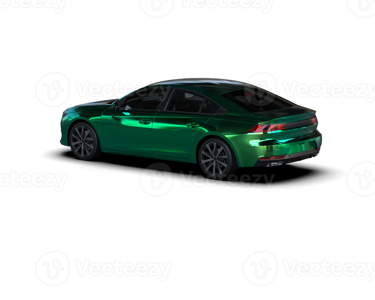 Modern car isolated on background. 3d rendering - illustration png