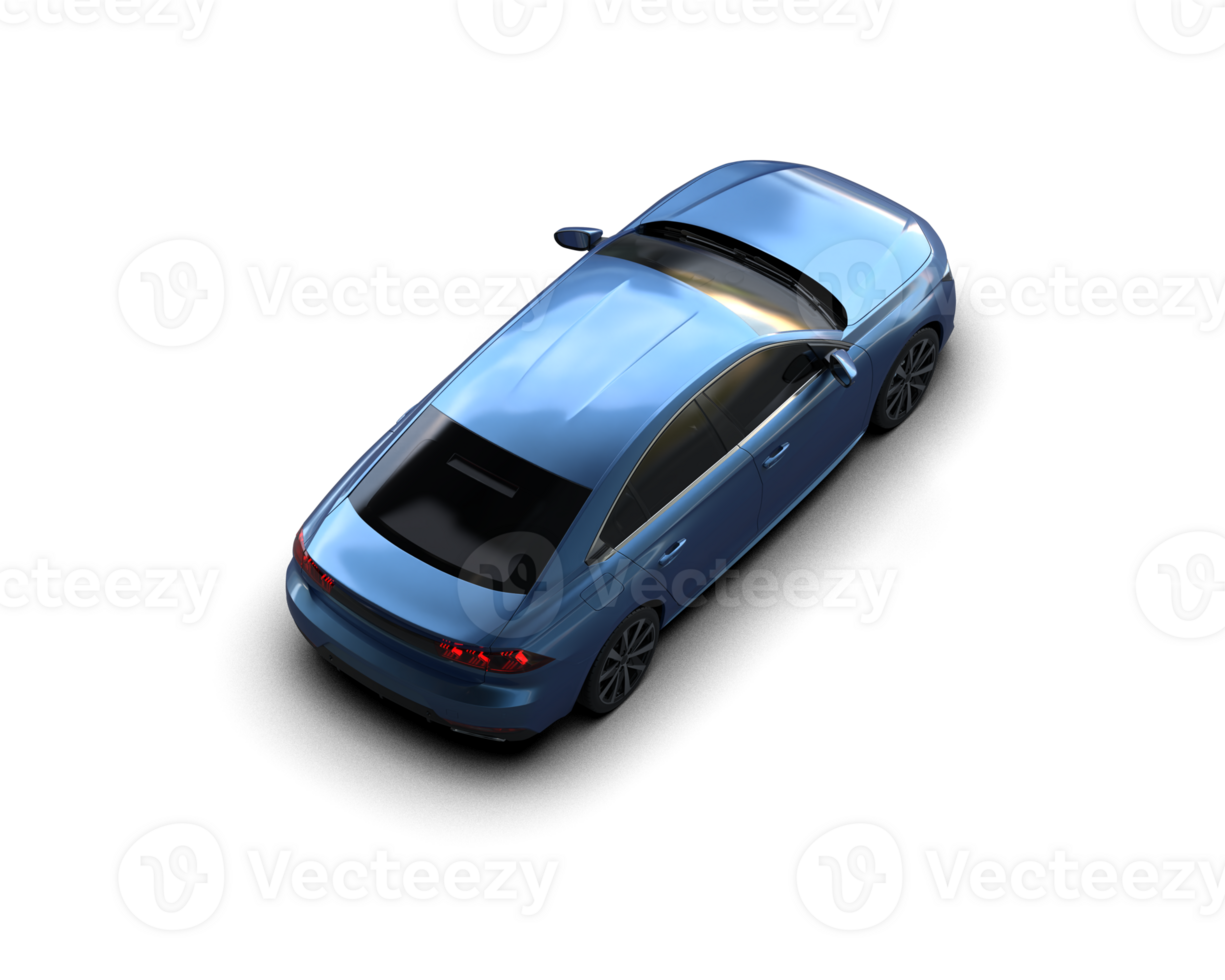 Modern car isolated on background. 3d rendering - illustration png