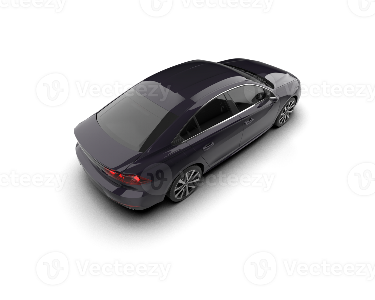 Modern car isolated on background. 3d rendering - illustration png