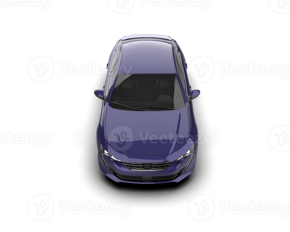 Modern car isolated on background. 3d rendering - illustration png