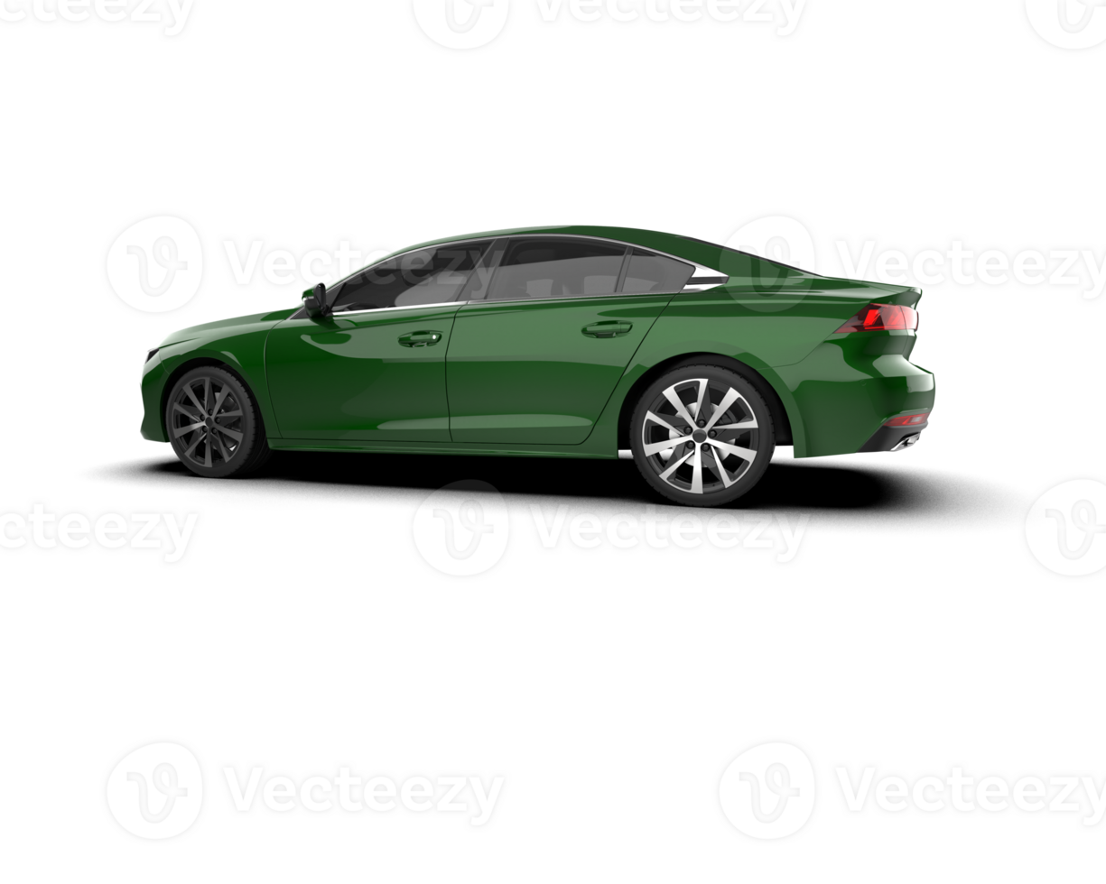 Modern car isolated on background. 3d rendering - illustration png