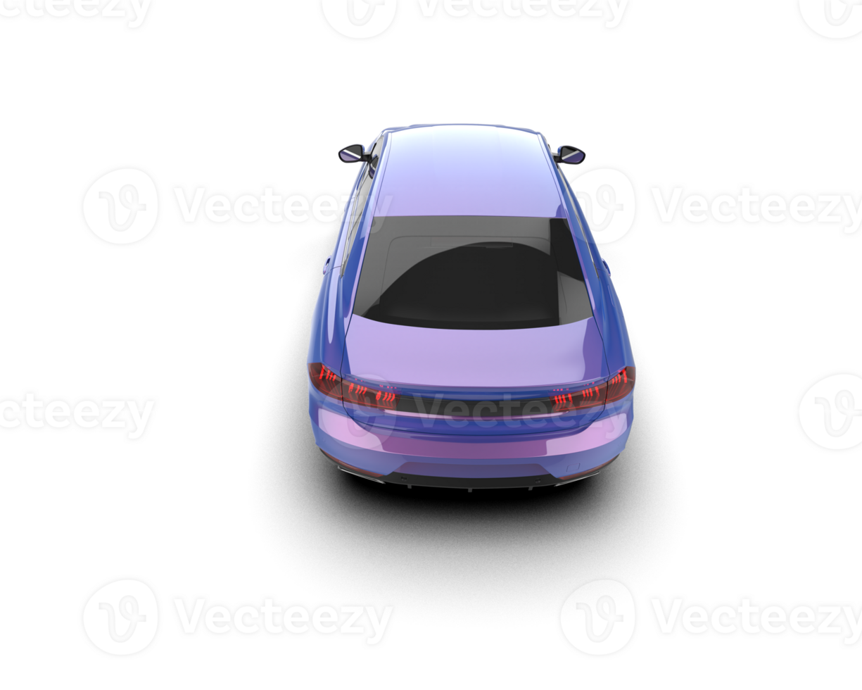 Modern car isolated on background. 3d rendering - illustration png