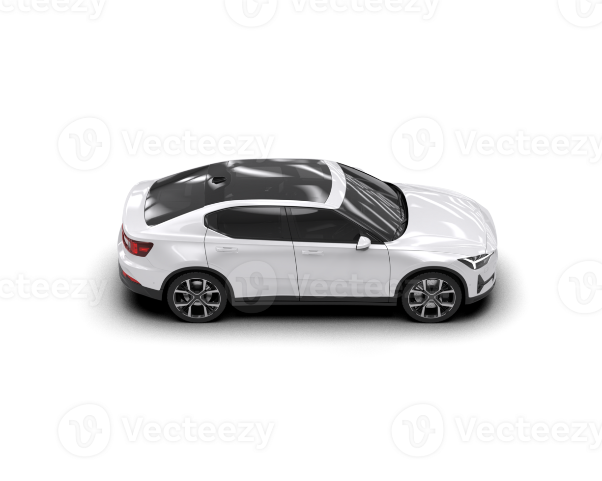Modern car isolated on background. 3d rendering - illustration png