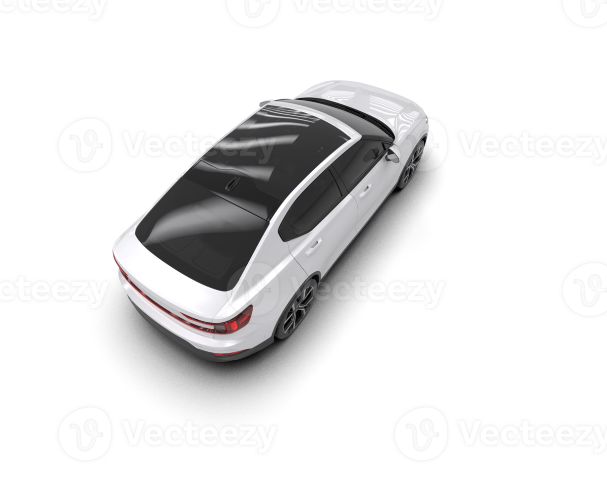 Modern car isolated on background. 3d rendering - illustration png