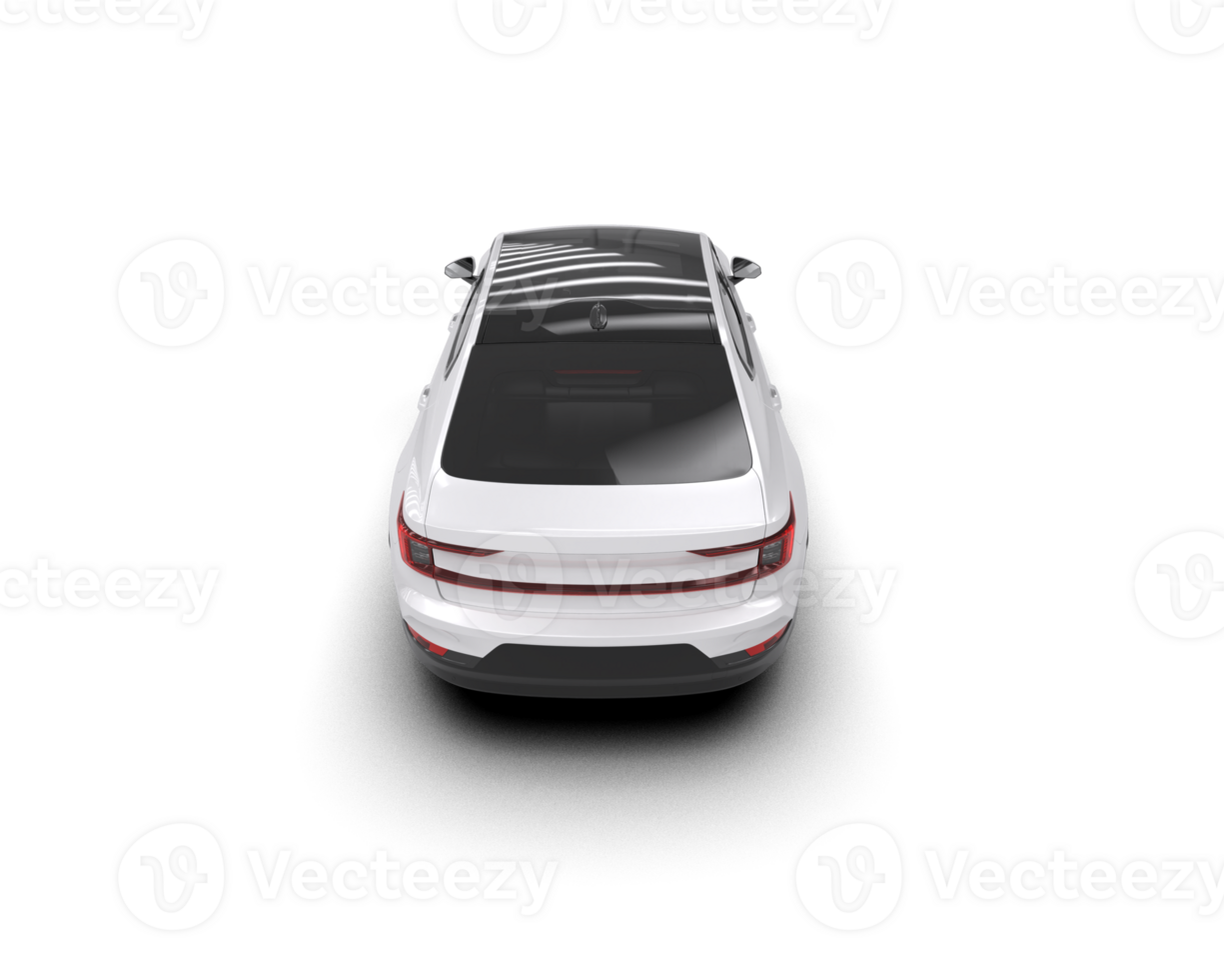 Modern car isolated on background. 3d rendering - illustration png