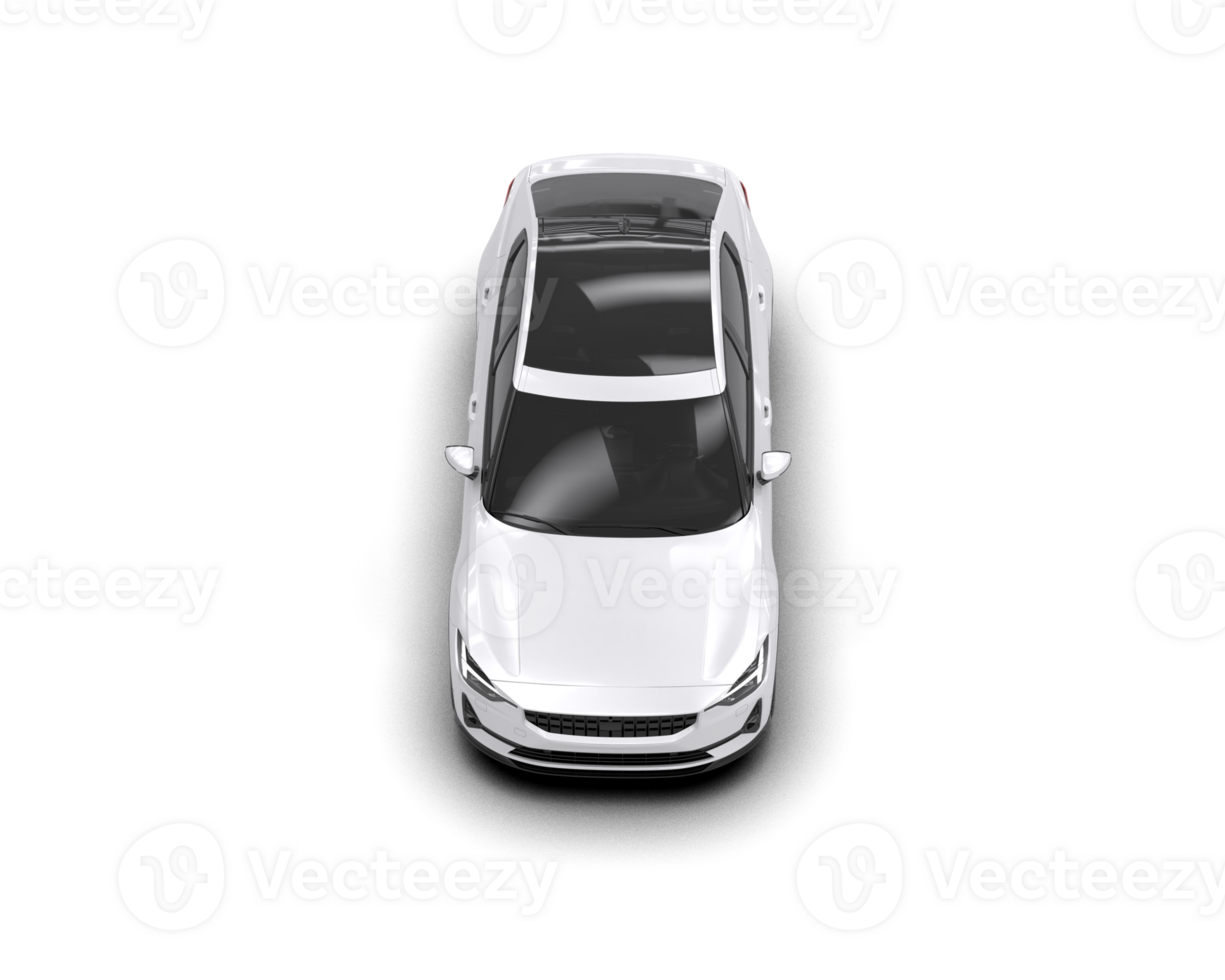 Modern car isolated on background. 3d rendering - illustration png