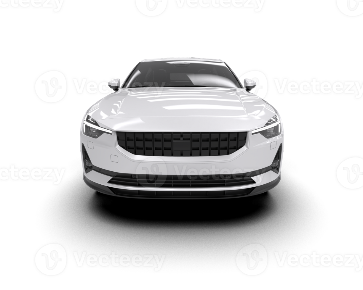 Modern car isolated on background. 3d rendering - illustration png