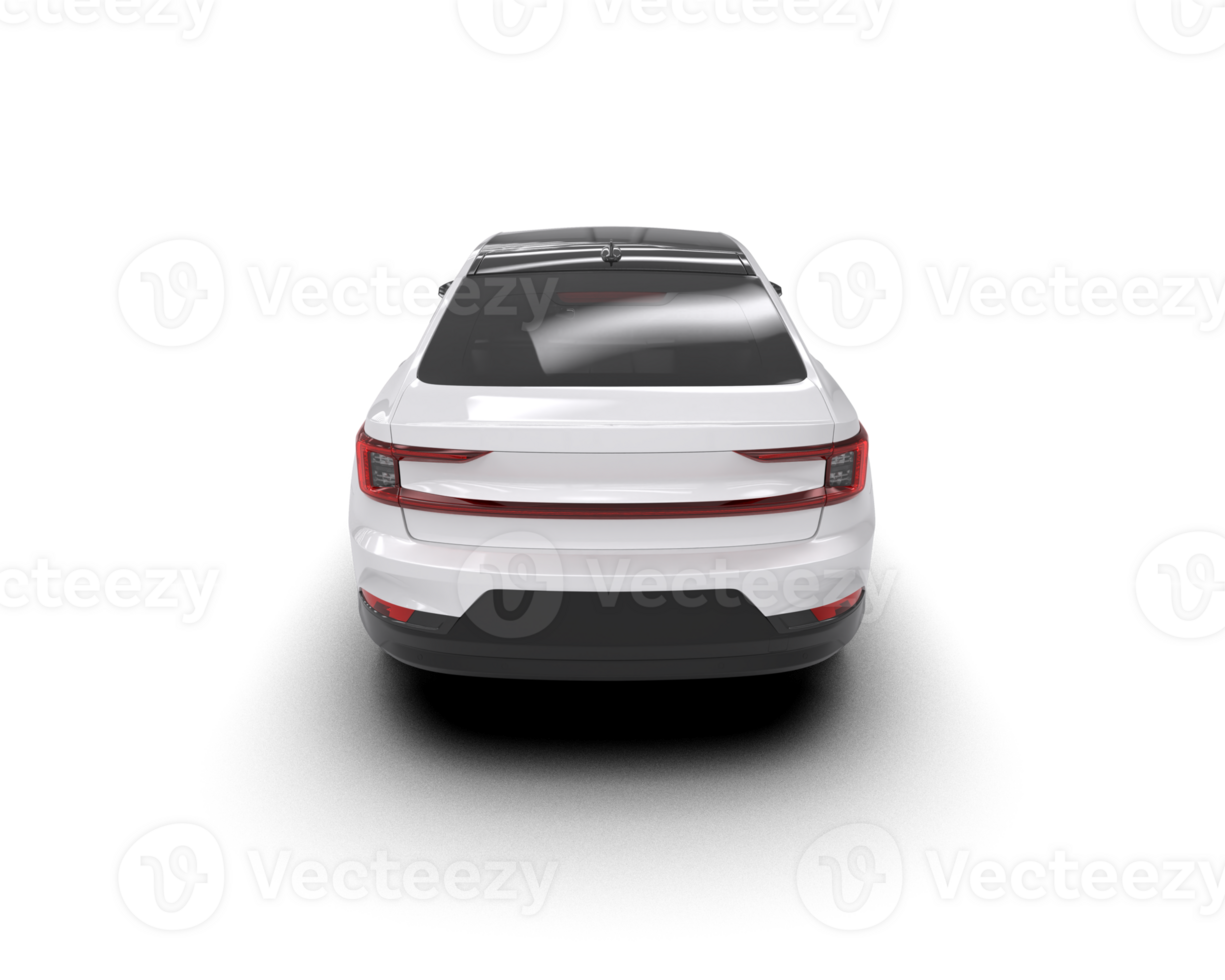 Modern car isolated on background. 3d rendering - illustration png