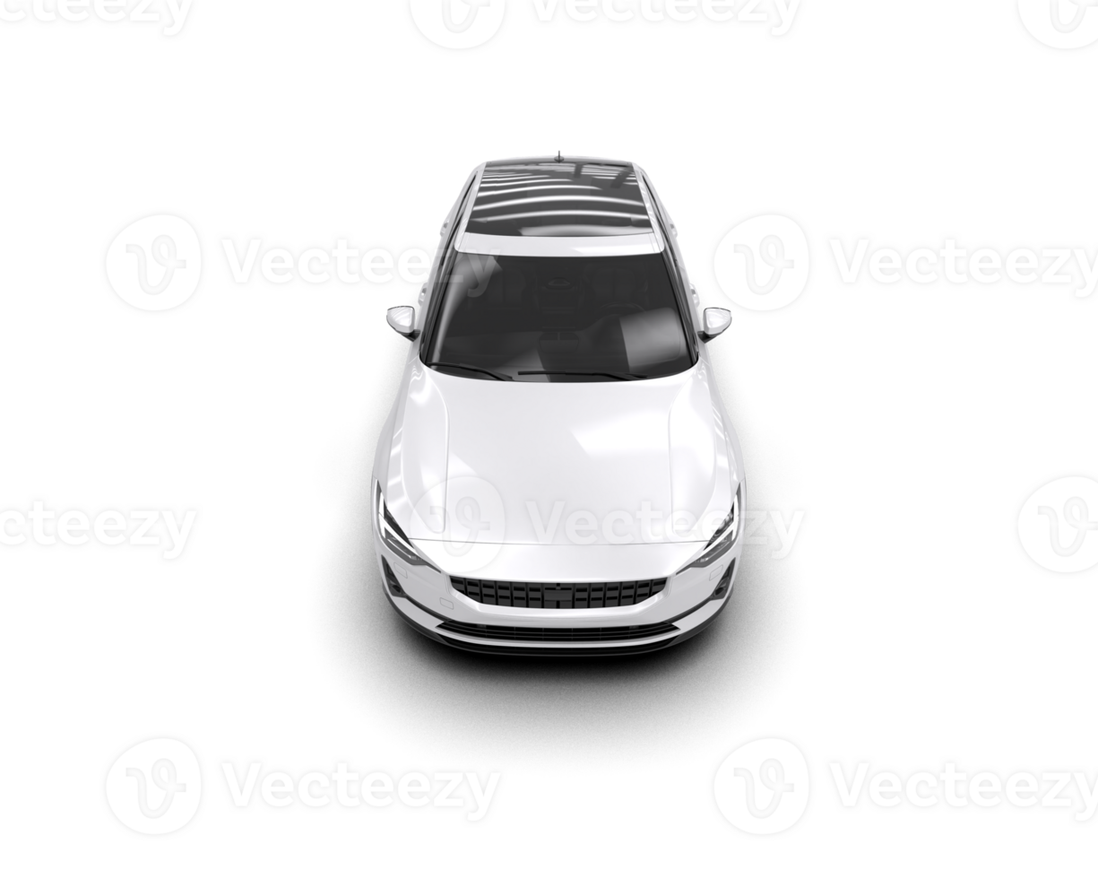 Modern car isolated on background. 3d rendering - illustration png