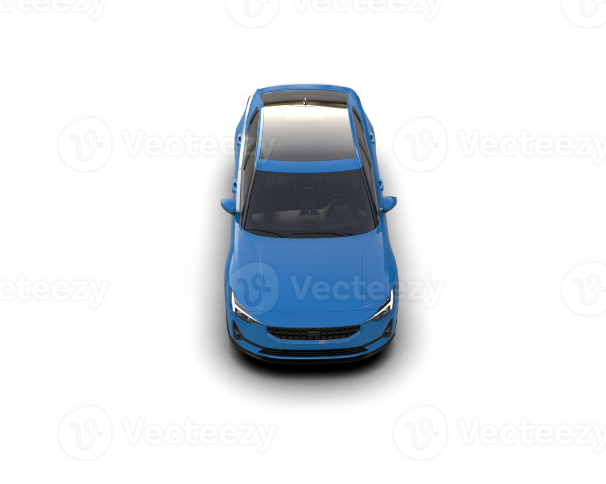 Modern car isolated on background. 3d rendering - illustration png