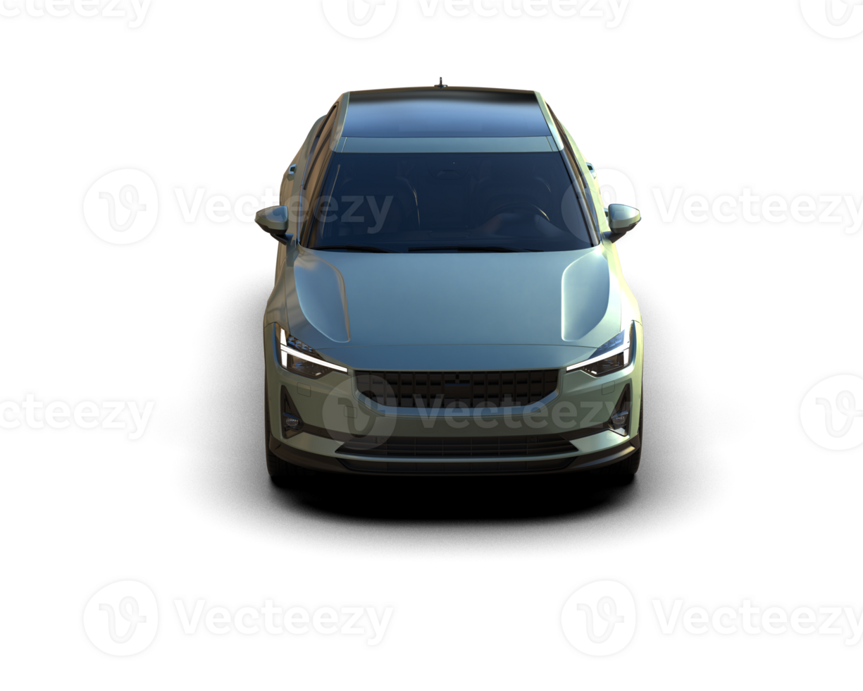 Modern car isolated on background. 3d rendering - illustration png