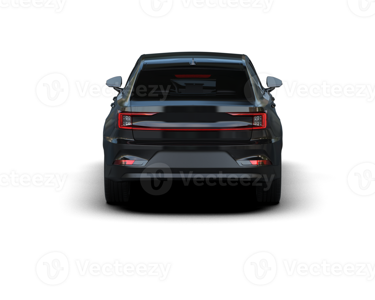Modern car isolated on background. 3d rendering - illustration png