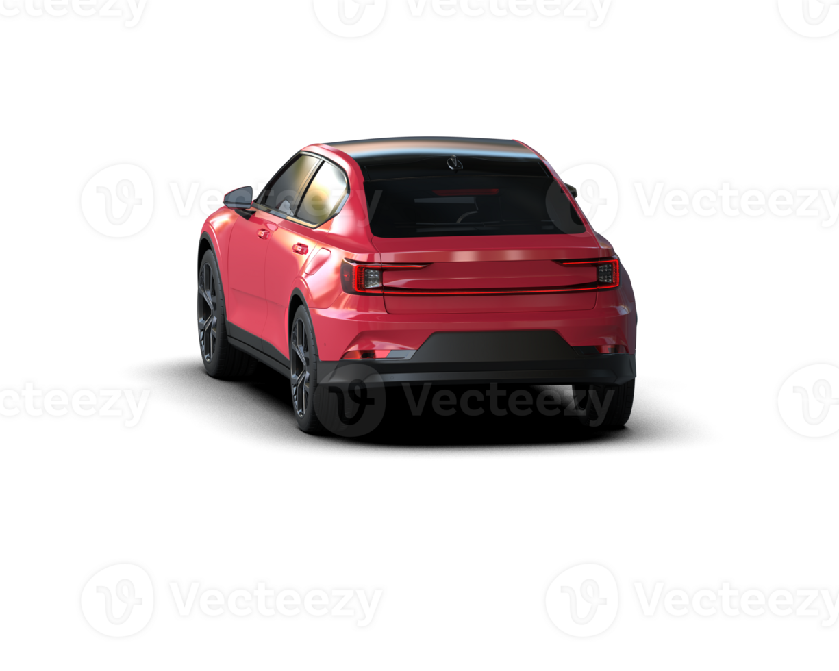 Modern car isolated on background. 3d rendering - illustration png