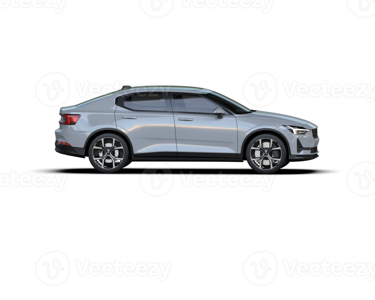 Modern car isolated on background. 3d rendering - illustration png