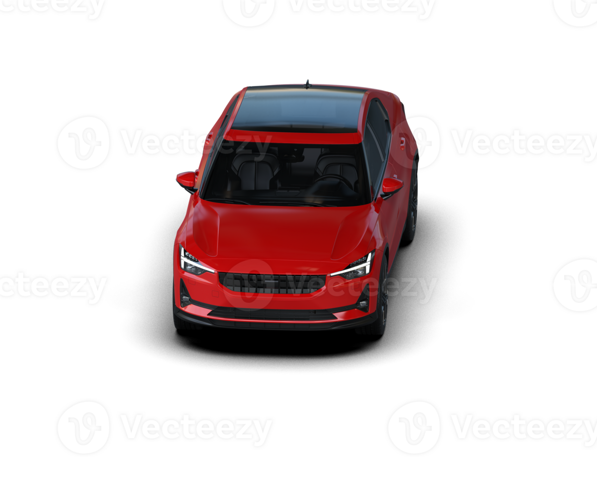 Modern car isolated on background. 3d rendering - illustration png