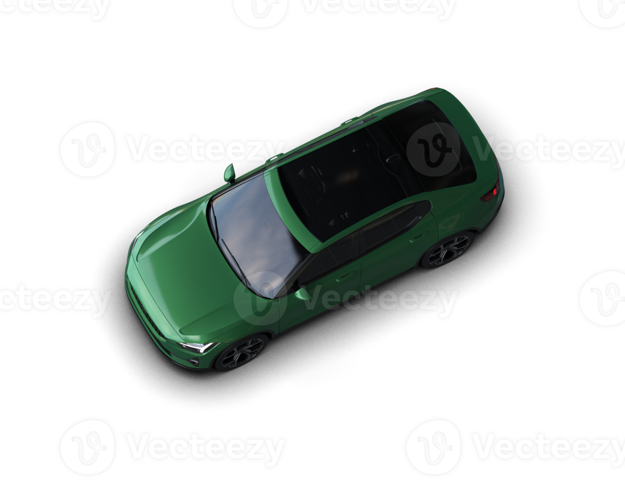 Modern car isolated on background. 3d rendering - illustration png