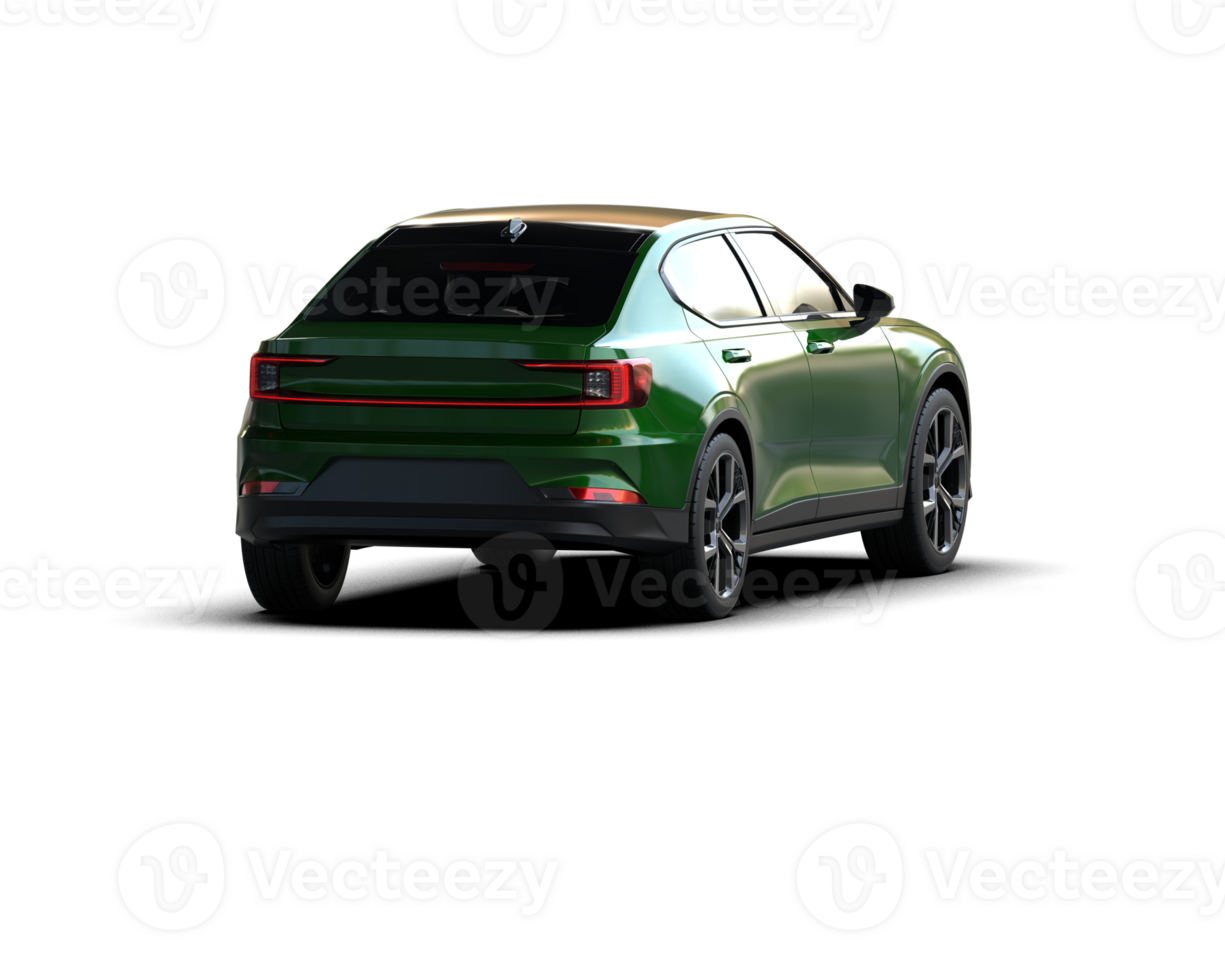 Modern car isolated on background. 3d rendering - illustration png