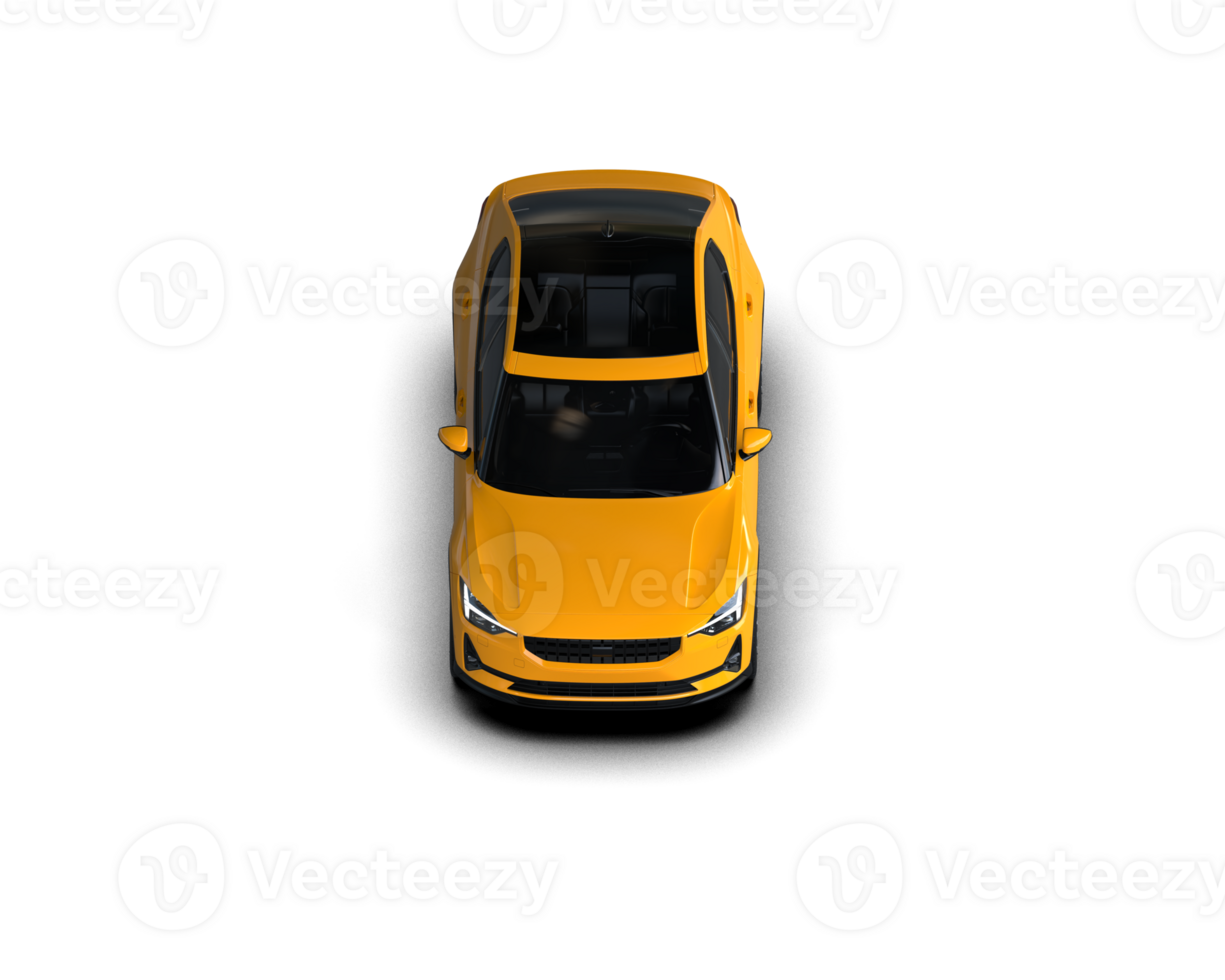 Modern car isolated on background. 3d rendering - illustration png