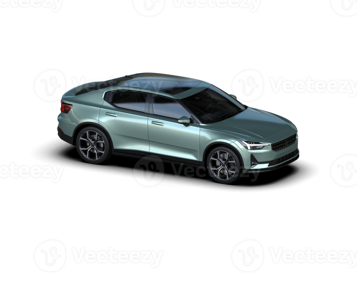 Modern car isolated on background. 3d rendering - illustration png