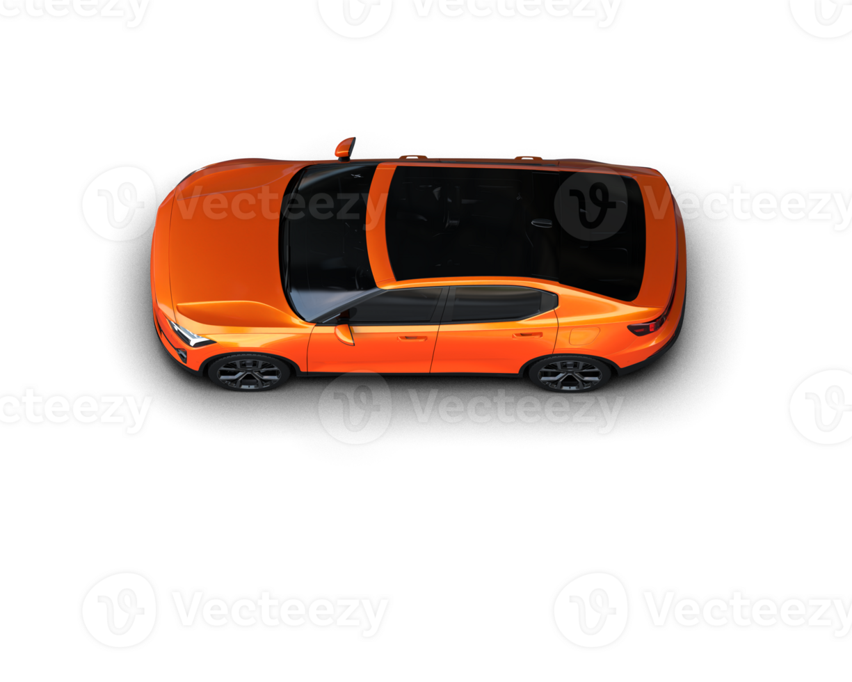 Modern car isolated on background. 3d rendering - illustration png
