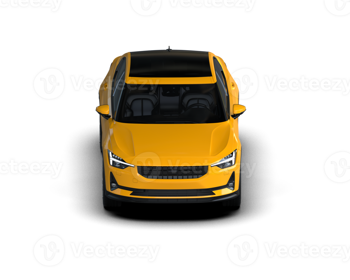Modern car isolated on background. 3d rendering - illustration png