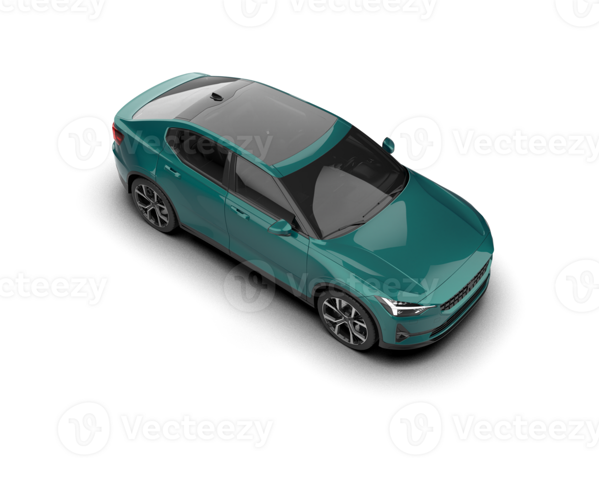 Modern car isolated on background. 3d rendering - illustration png