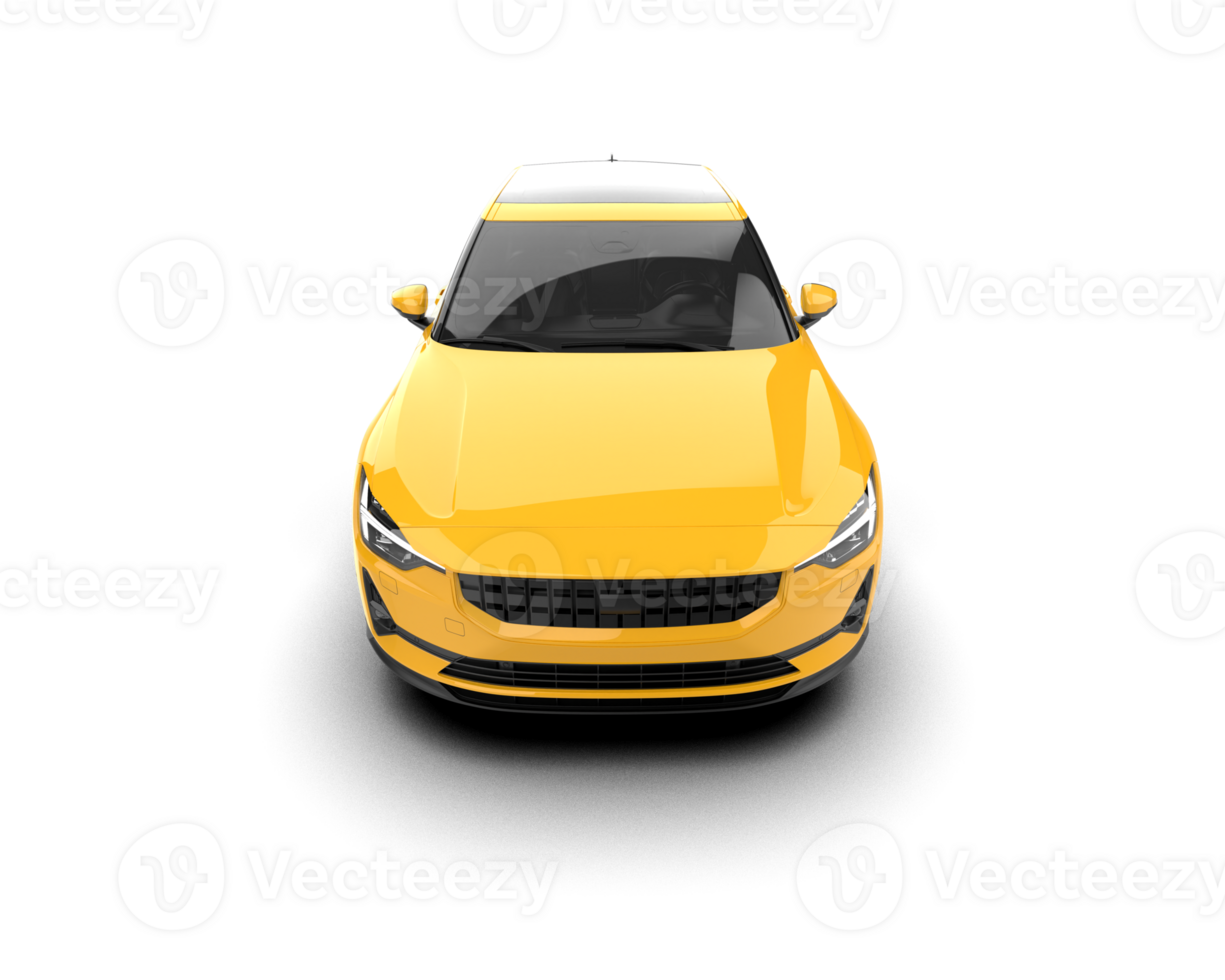 Modern car isolated on background. 3d rendering - illustration png