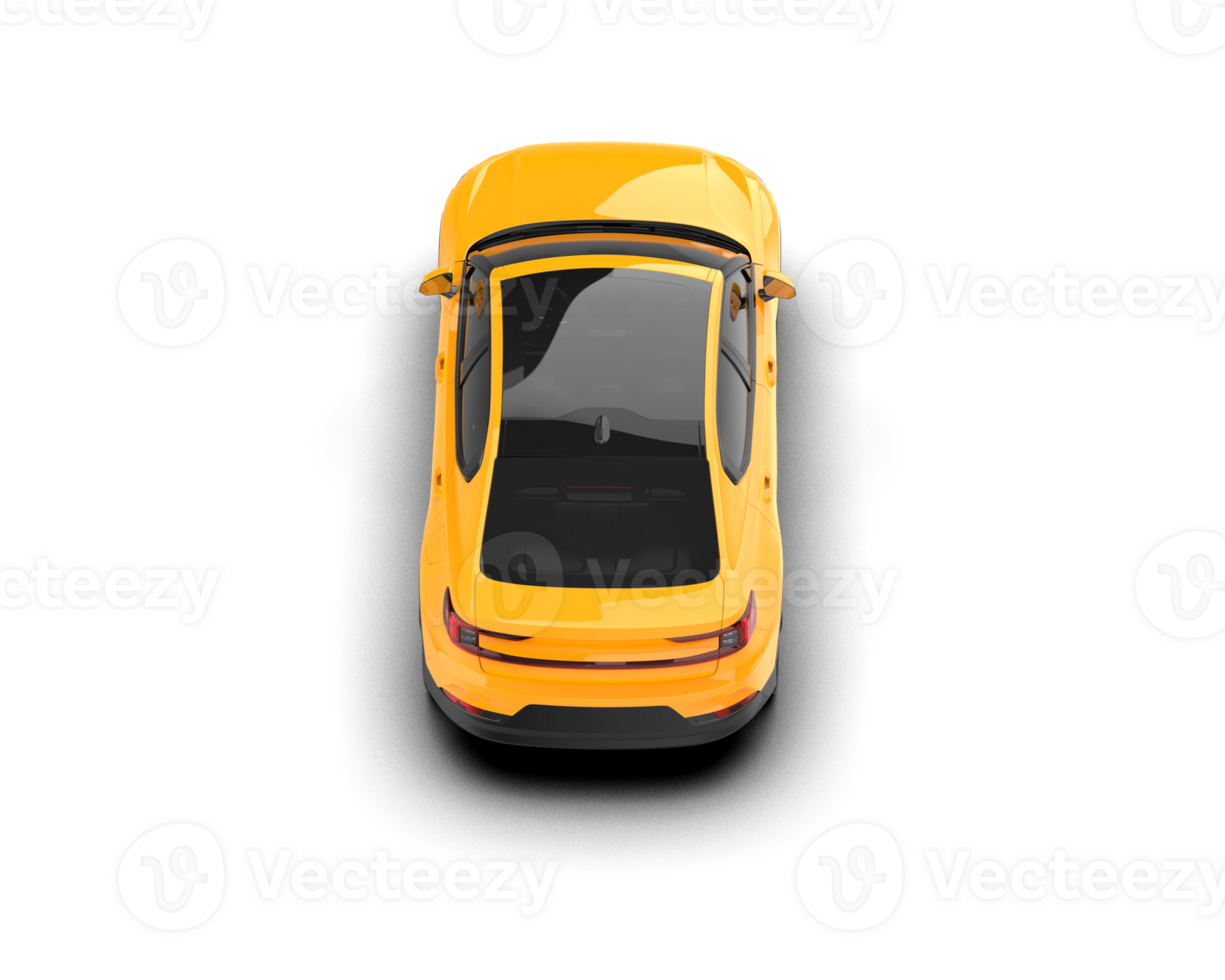 Modern car isolated on background. 3d rendering - illustration png
