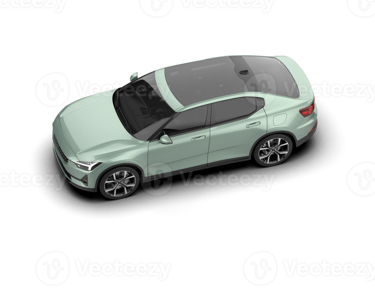 Modern car isolated on background. 3d rendering - illustration png