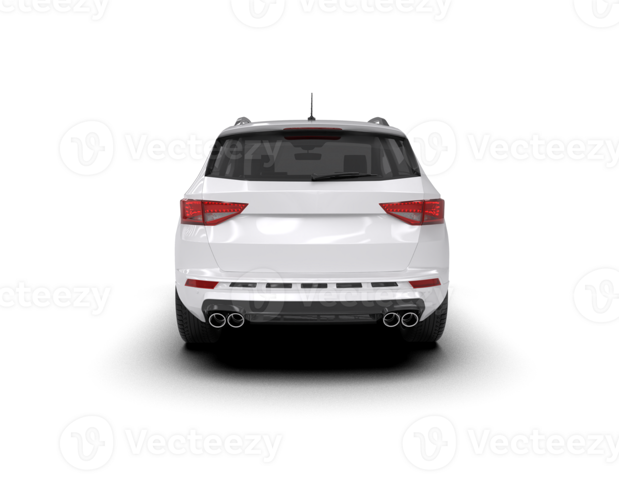 Modern car isolated on background. 3d rendering - illustration png