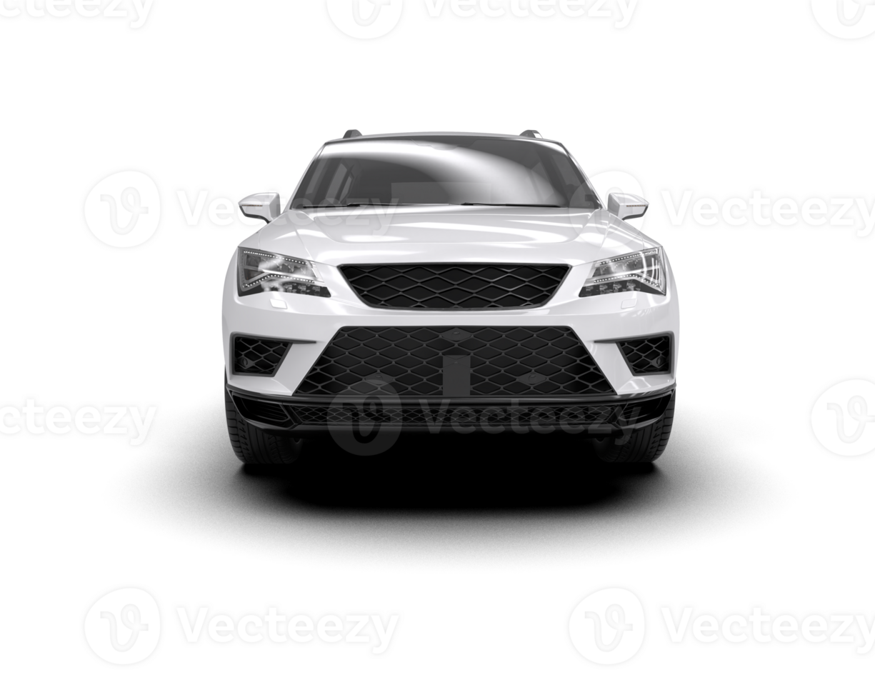 Modern car isolated on background. 3d rendering - illustration png