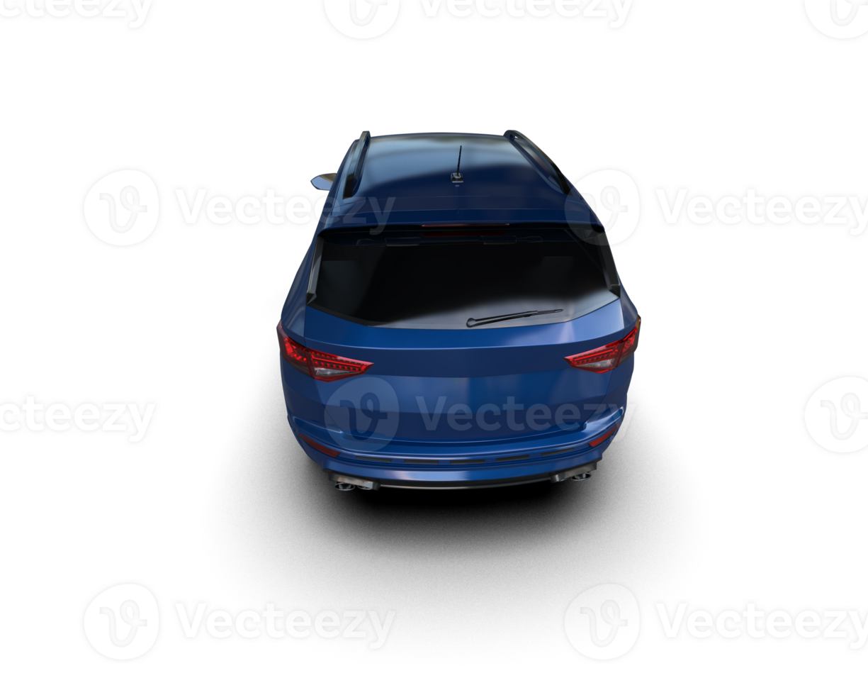 Modern car isolated on background. 3d rendering - illustration png