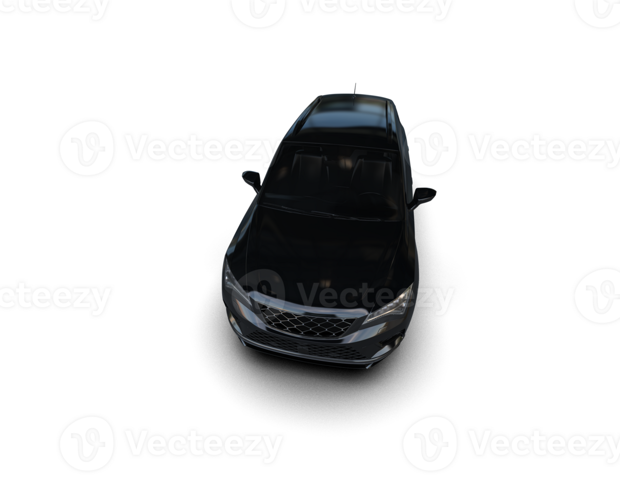 Modern car isolated on background. 3d rendering - illustration png