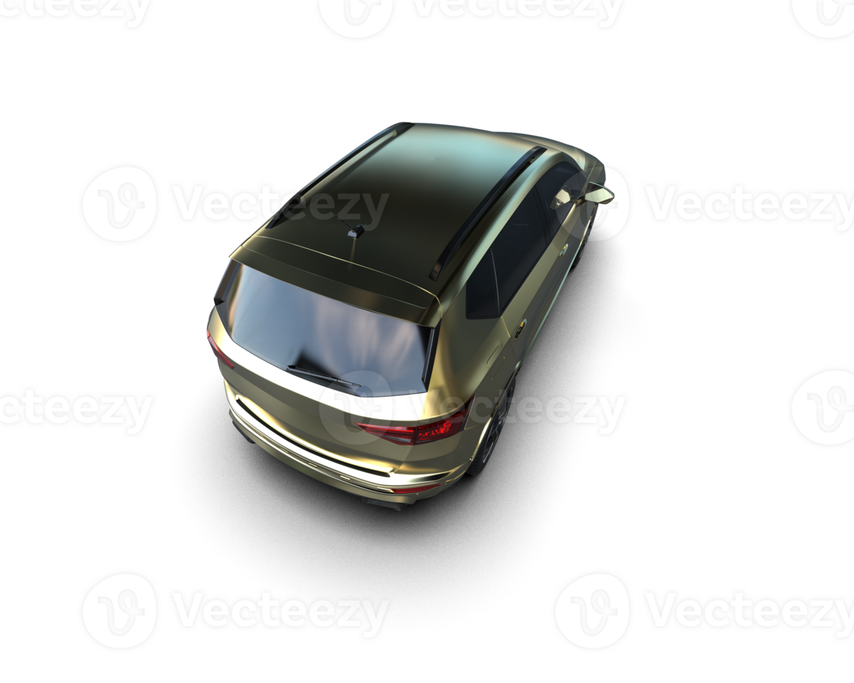 Modern car isolated on background. 3d rendering - illustration png