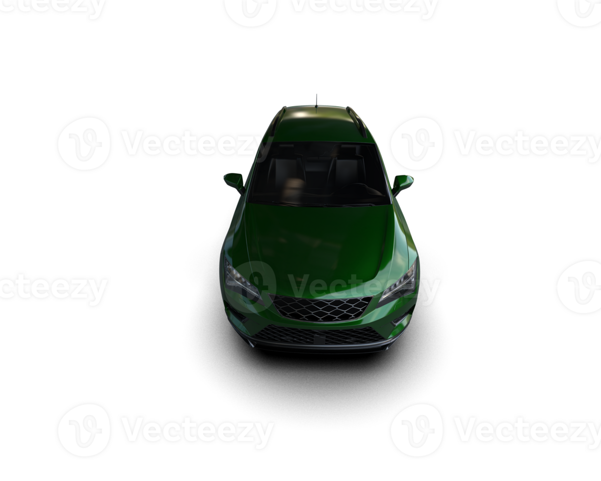 Modern car isolated on background. 3d rendering - illustration png