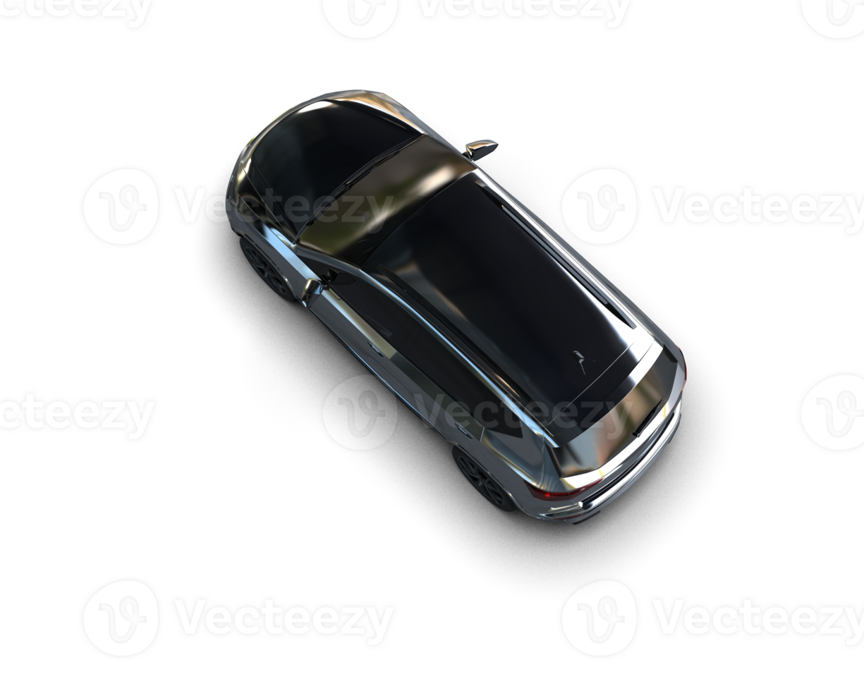 Modern car isolated on background. 3d rendering - illustration png