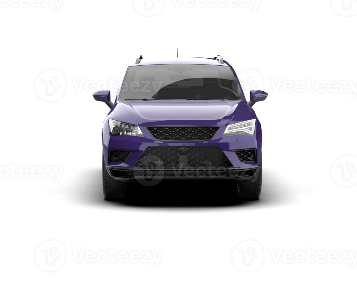 Modern car isolated on background. 3d rendering - illustration png
