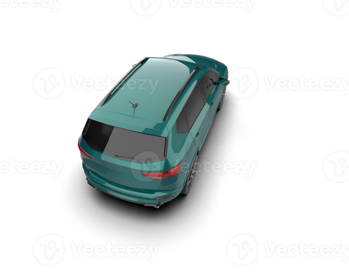 Modern car isolated on background. 3d rendering - illustration png