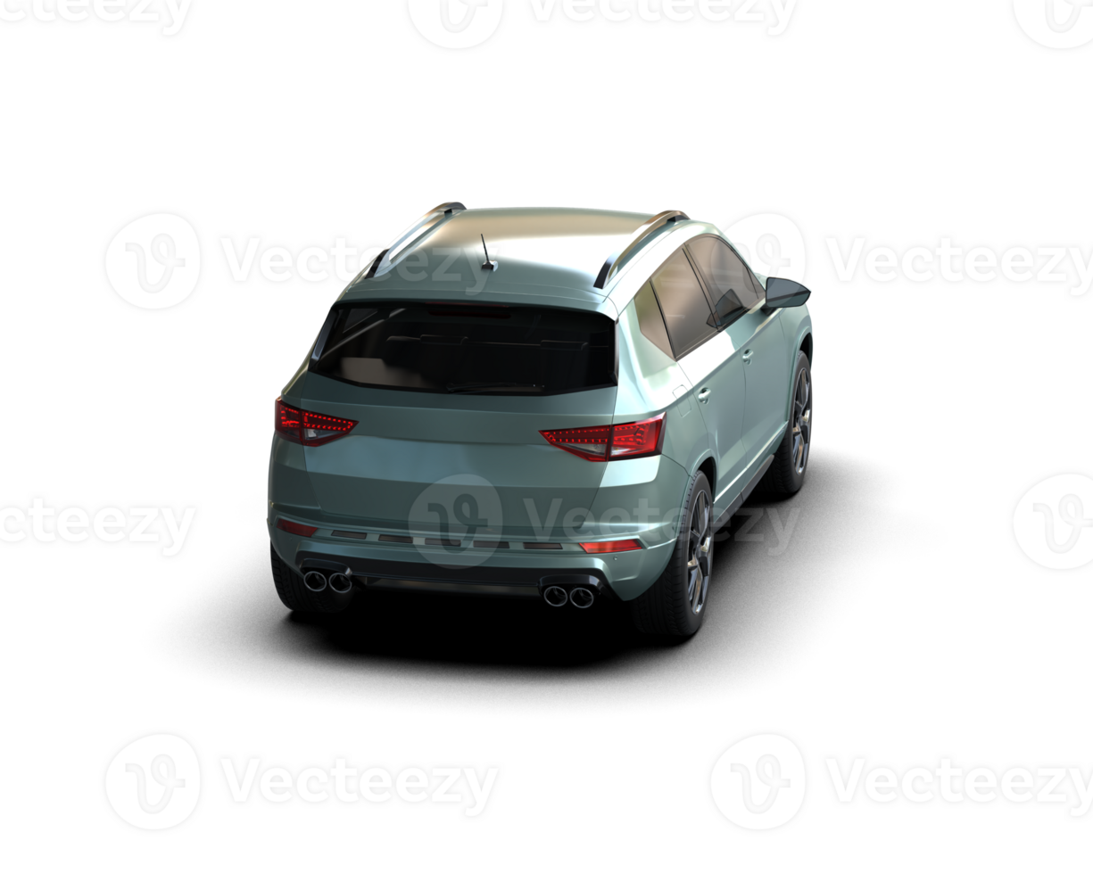 Modern car isolated on background. 3d rendering - illustration png