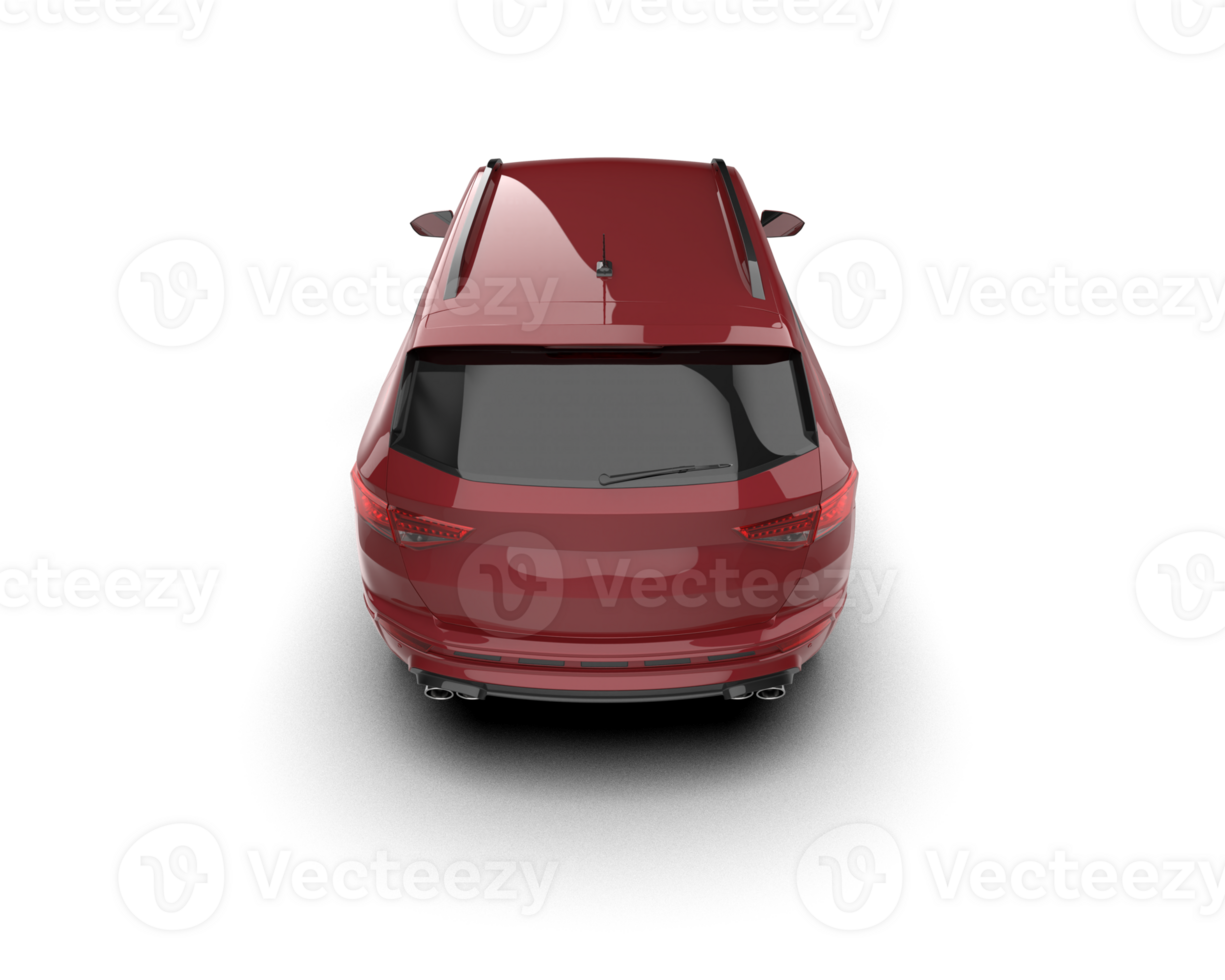 Modern car isolated on background. 3d rendering - illustration png