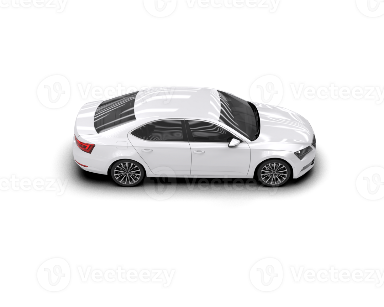 Modern car isolated on background. 3d rendering - illustration png