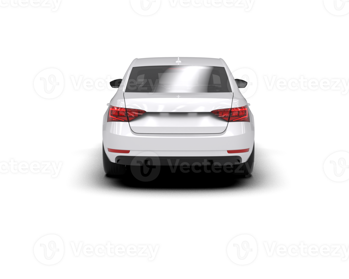 Modern car isolated on background. 3d rendering - illustration png