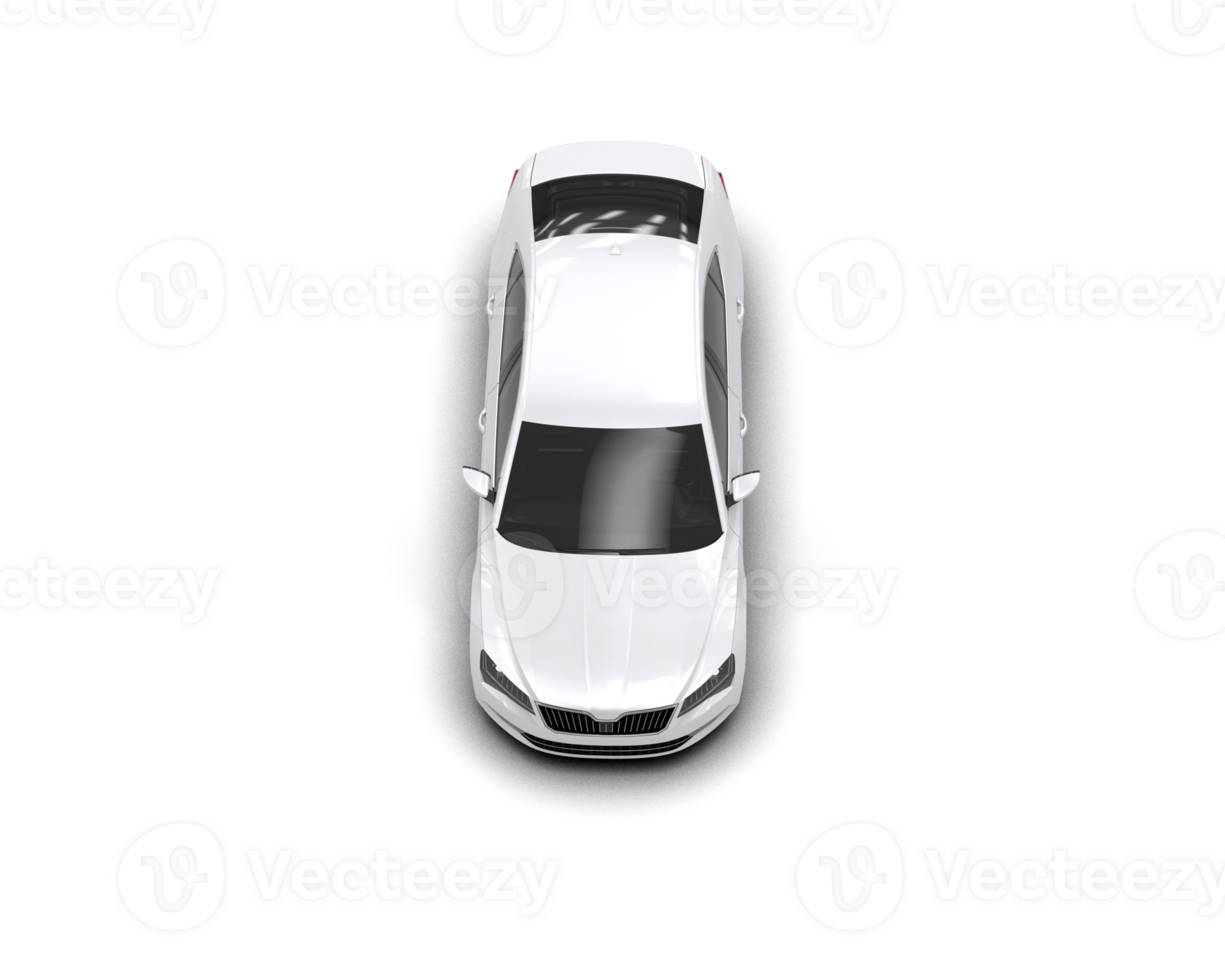 Modern car isolated on background. 3d rendering - illustration png