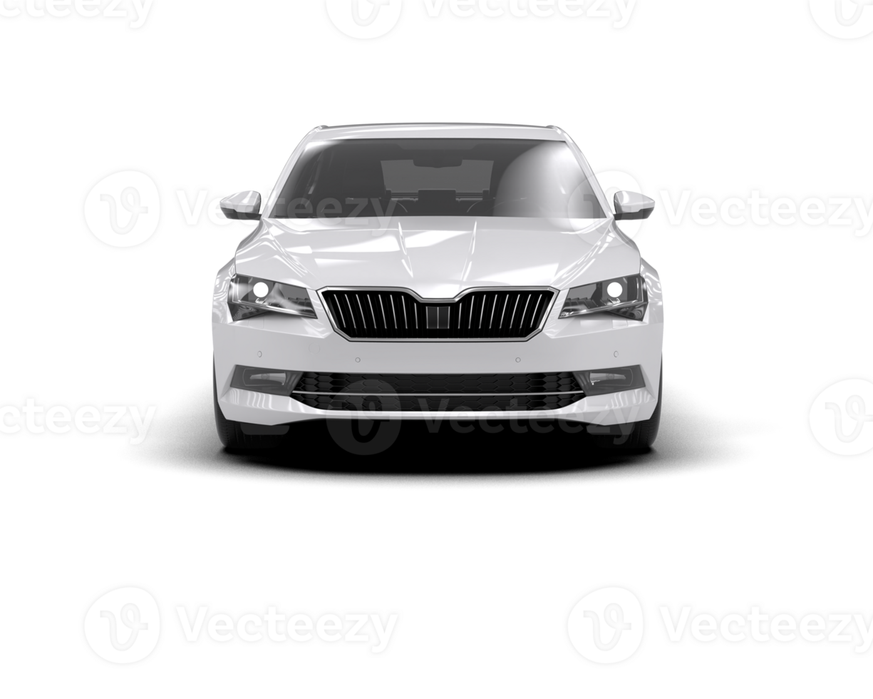 Modern car isolated on background. 3d rendering - illustration png